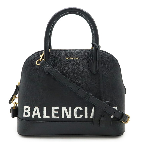 BALENCIAGA Ville S Handbag/Shoulder Bag in Black Leather (518873) - Picture 1 of 9